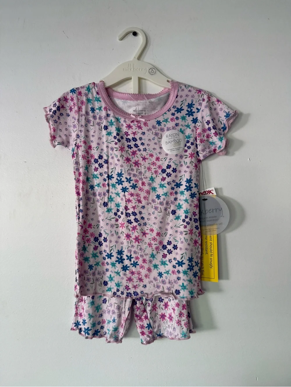 Floral Bamboo Pajama Set by Milkberry